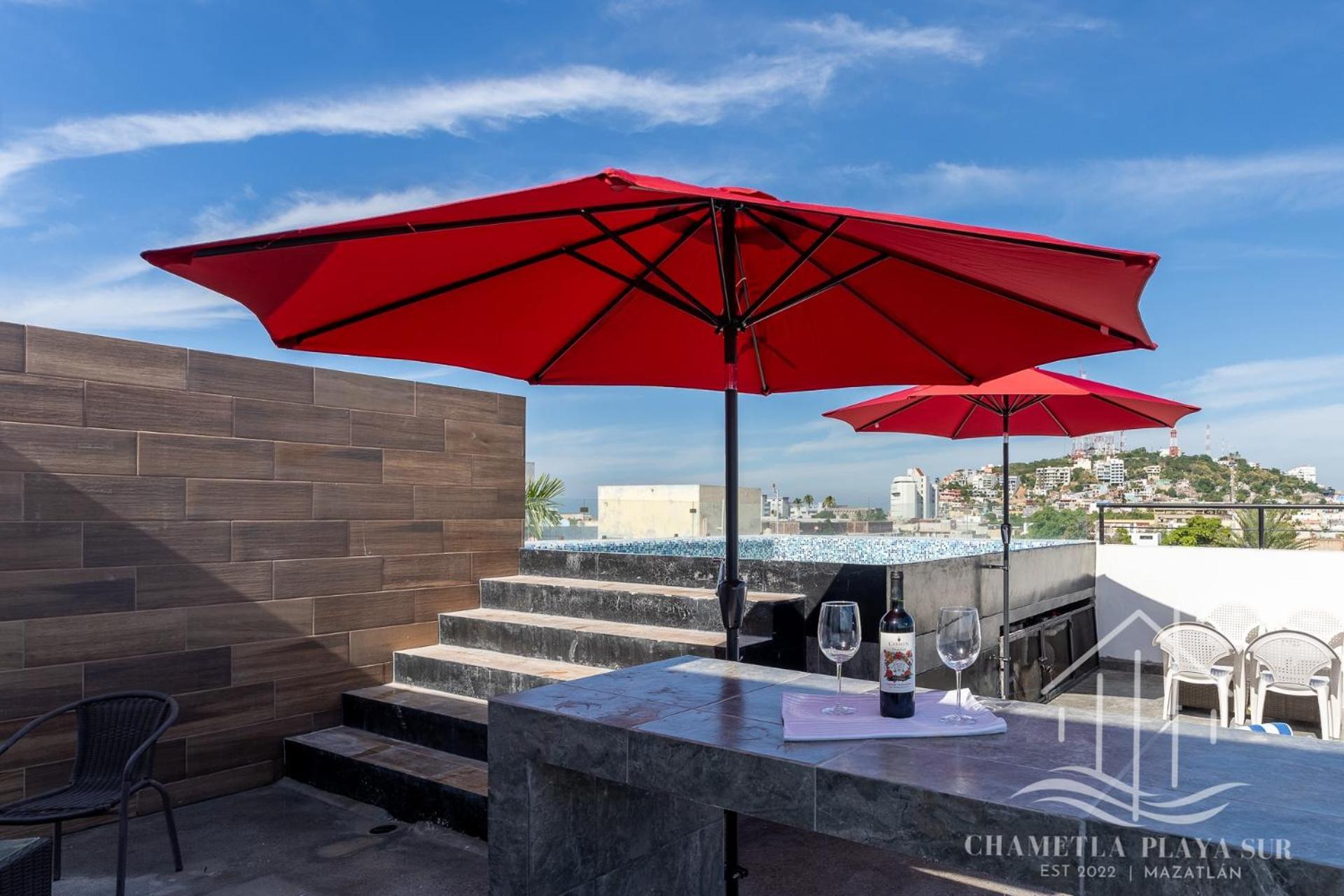 New & Modern, 5 Star Area, Walk 2 Beach, Pool, Views, King Bed Mazatlán Eksteriør bilde